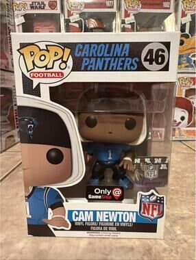 Funko Pop! Cam Newton (Retro Jersey) - GameStop (Exclusive) #46 w/Protector